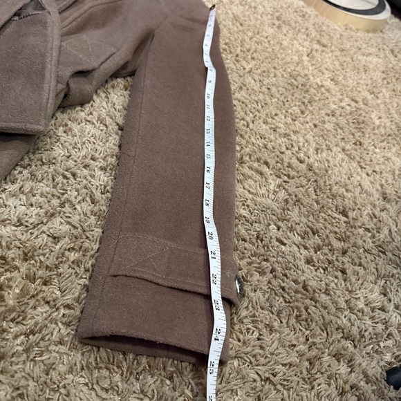 Tahari Mink Double Breasted Peacoat - Picture 12 of 16